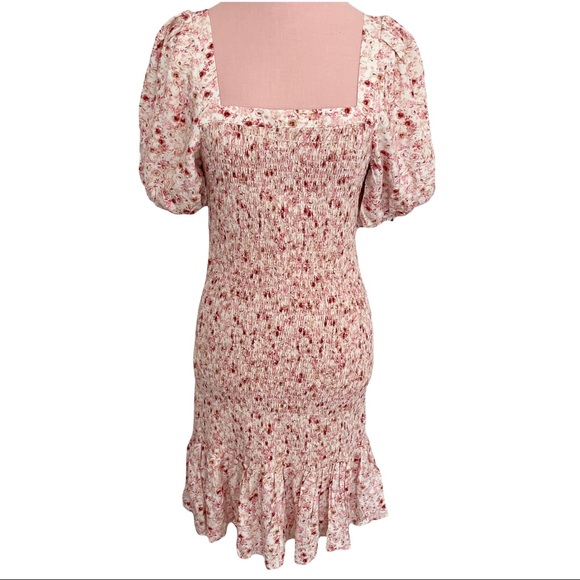 Anthropologie Another Love Smocked Floral Mini Dress NWT - Picture 5 of 14